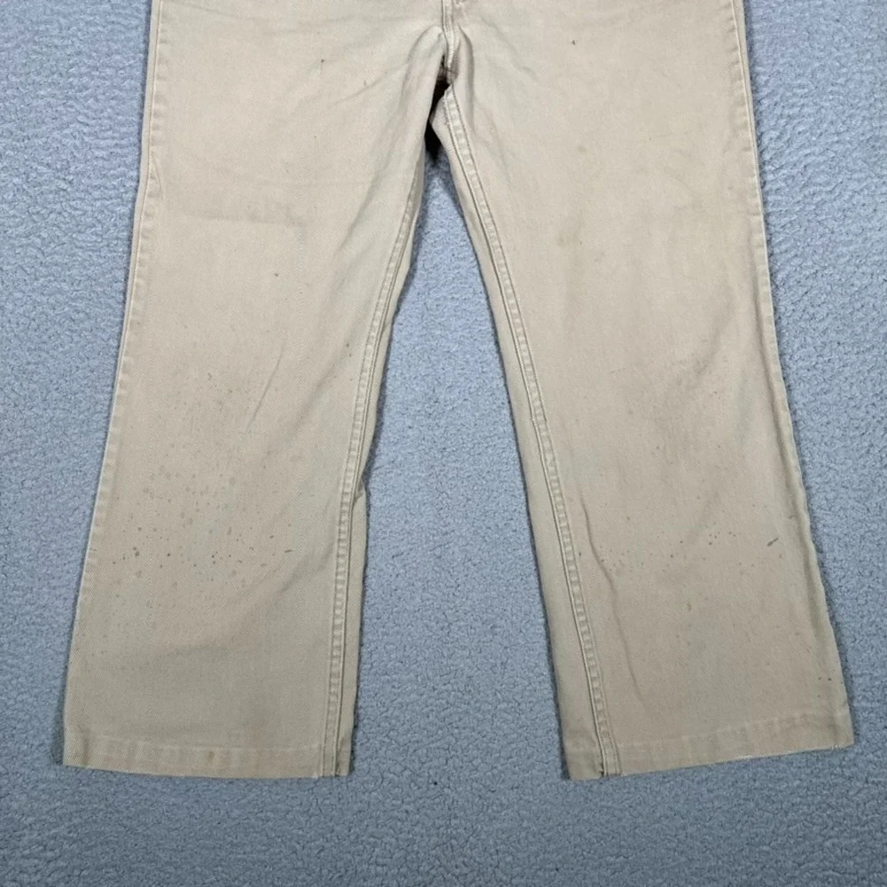 Levis Jeans Mens 36x25 Brown Vintage 517 Bootcut Denim Cowboy Rodeo Workwear USA